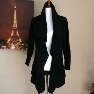 Theory Cashmere Wool Open Drape Cardigan sz L